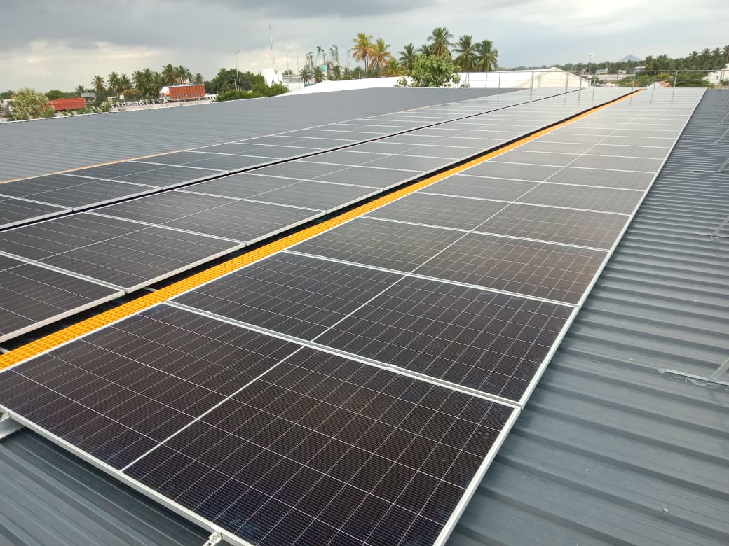 Rooftop solar array in Tamil Nadu, the kind of home installation households can discuss with Kyra Photon Tech